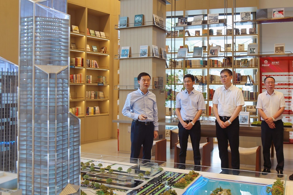 3-朱可炳、曹志强调研长沙五矿广场项目