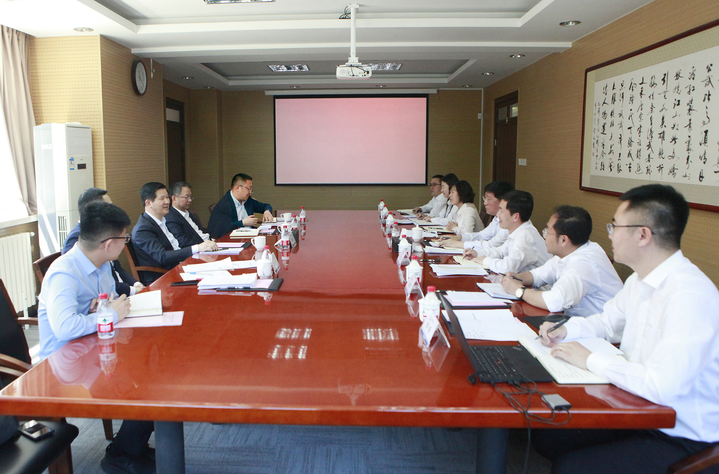 中冶设备院调研座谈会现场