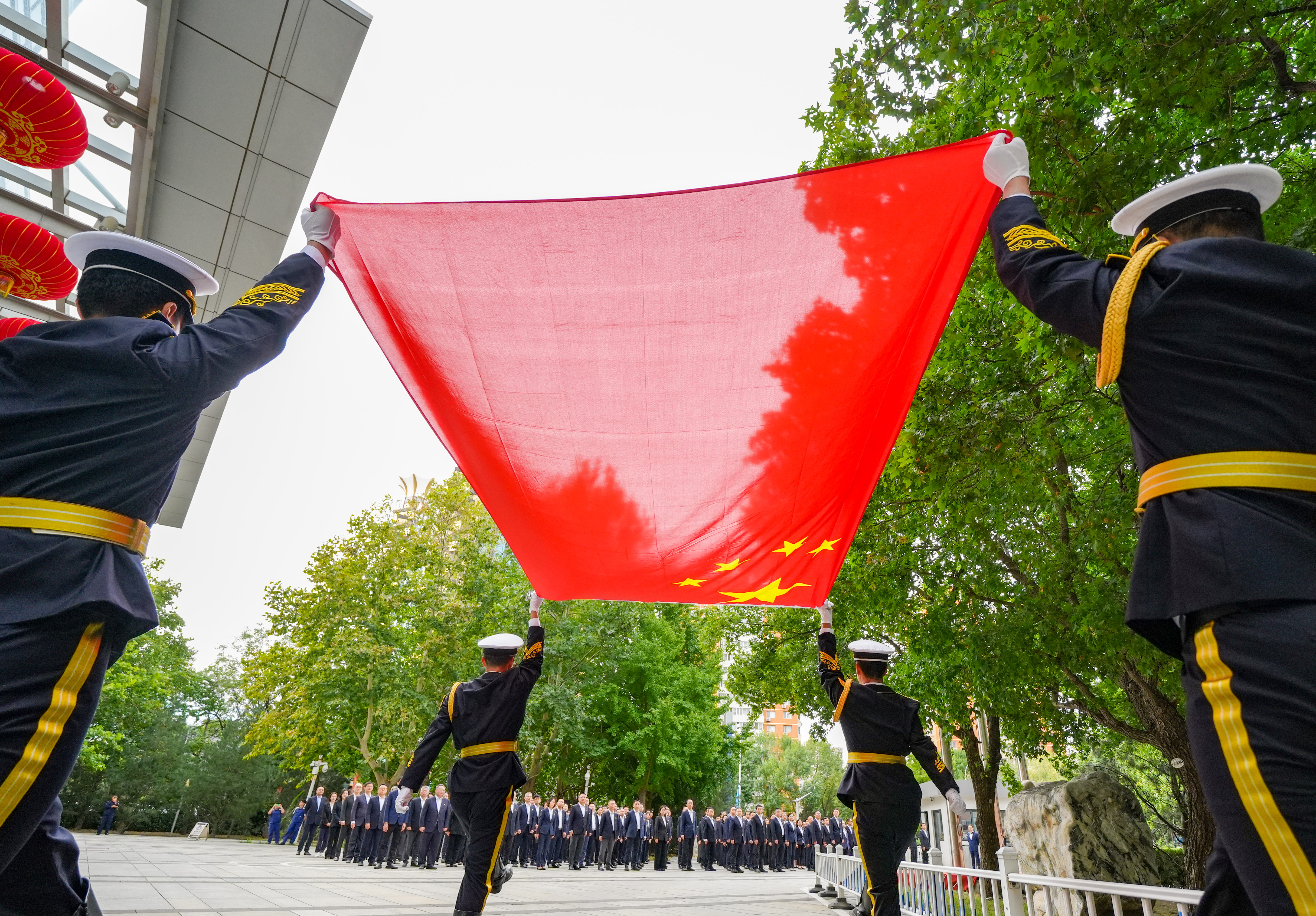 1-升旗仪式现场