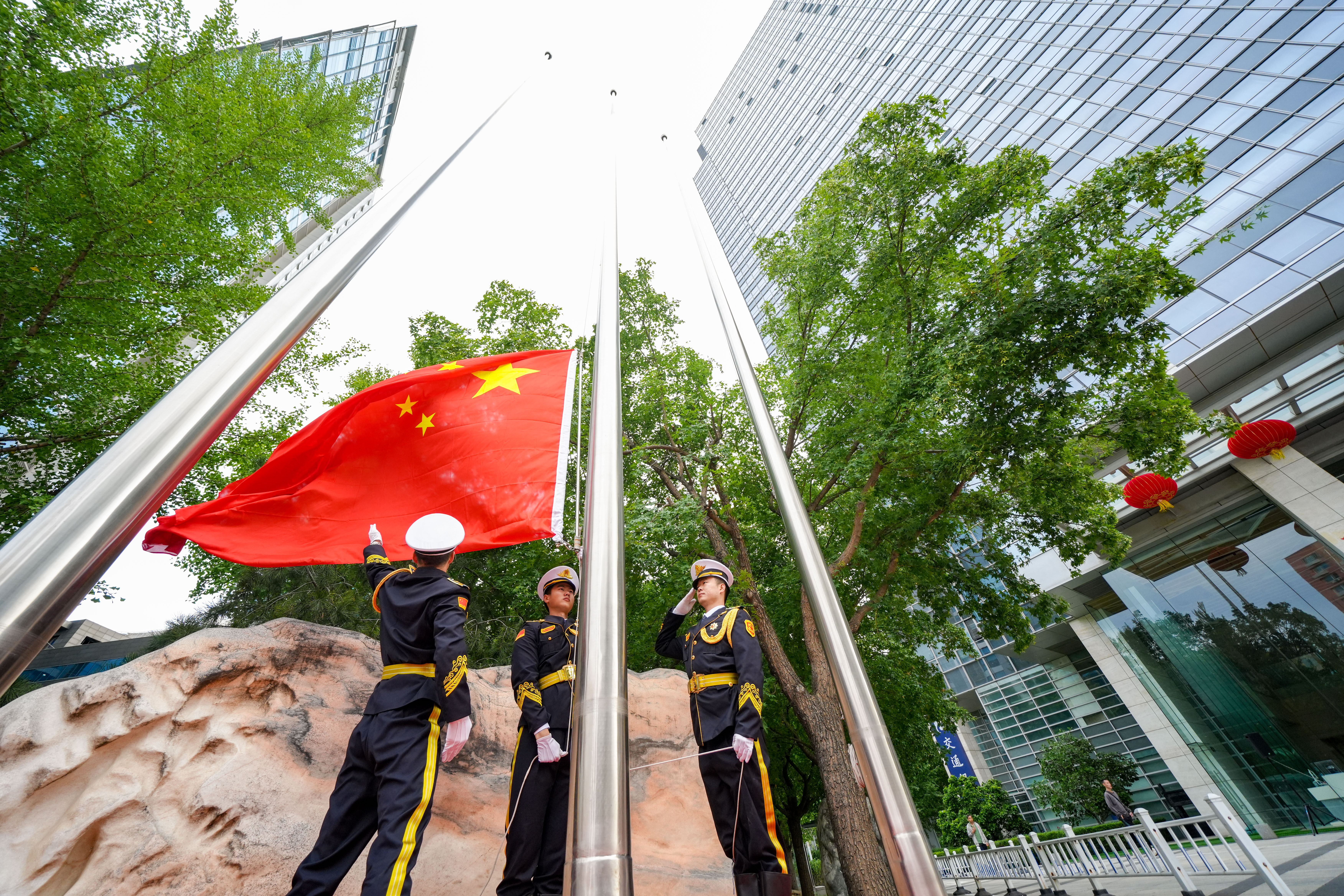 3-升旗仪式现场